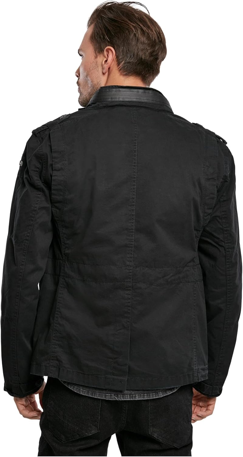 Brandit Herren Britannia Jacket Jacke S Schwarz, S Schwarz
