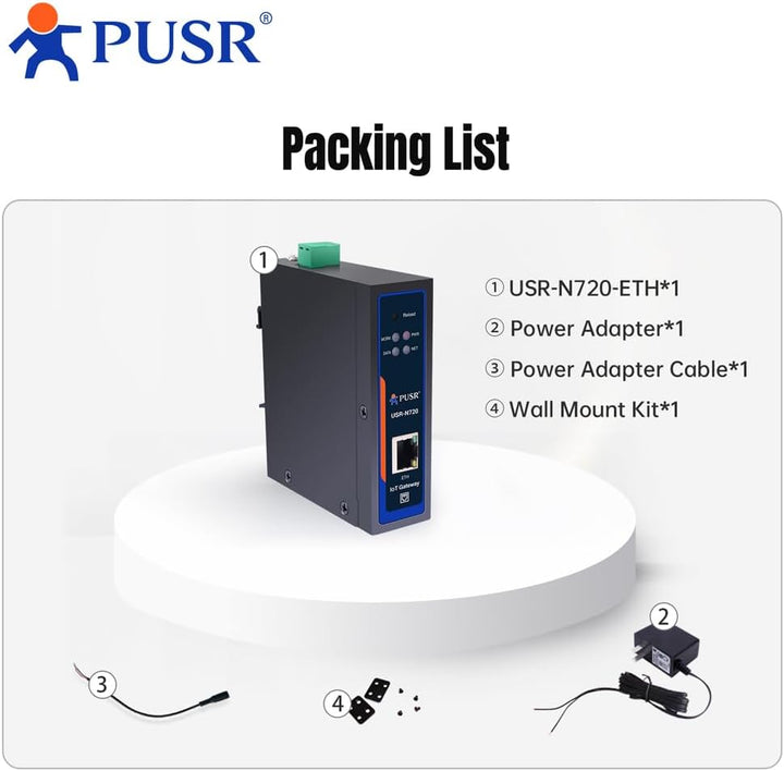 Edge Computing IoT Gateway 2 x RS485 1 x Ethernet mit SD-Karte Zur Datenspeicherung Modbus an MQTT/J