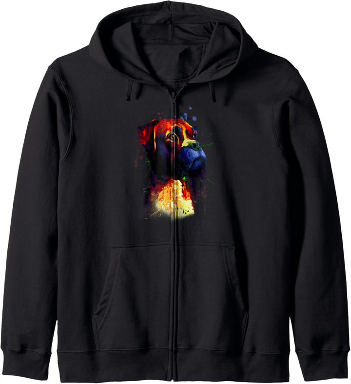 Boxer Geschenk für eine Boxer Mama Kapuzenjacke