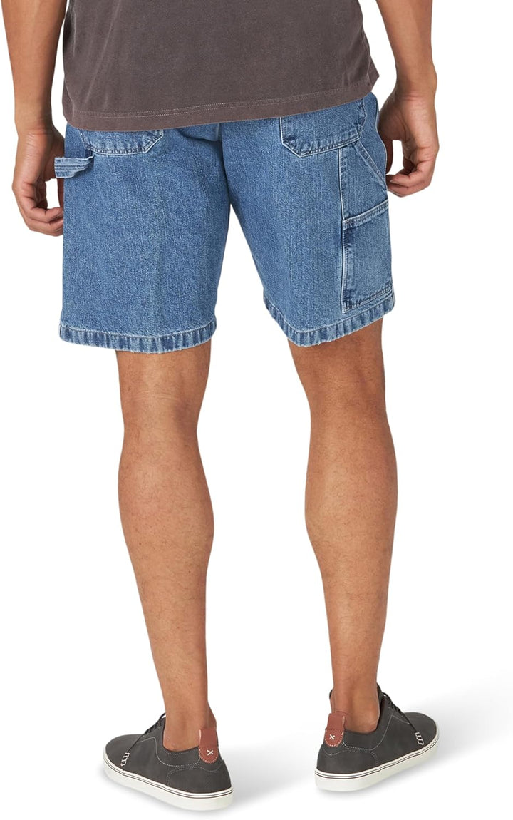 Wrangler Authentics Men's Loose Fit Carpenter Short 30 Antique Stonewash, 30 Antique Stonewash