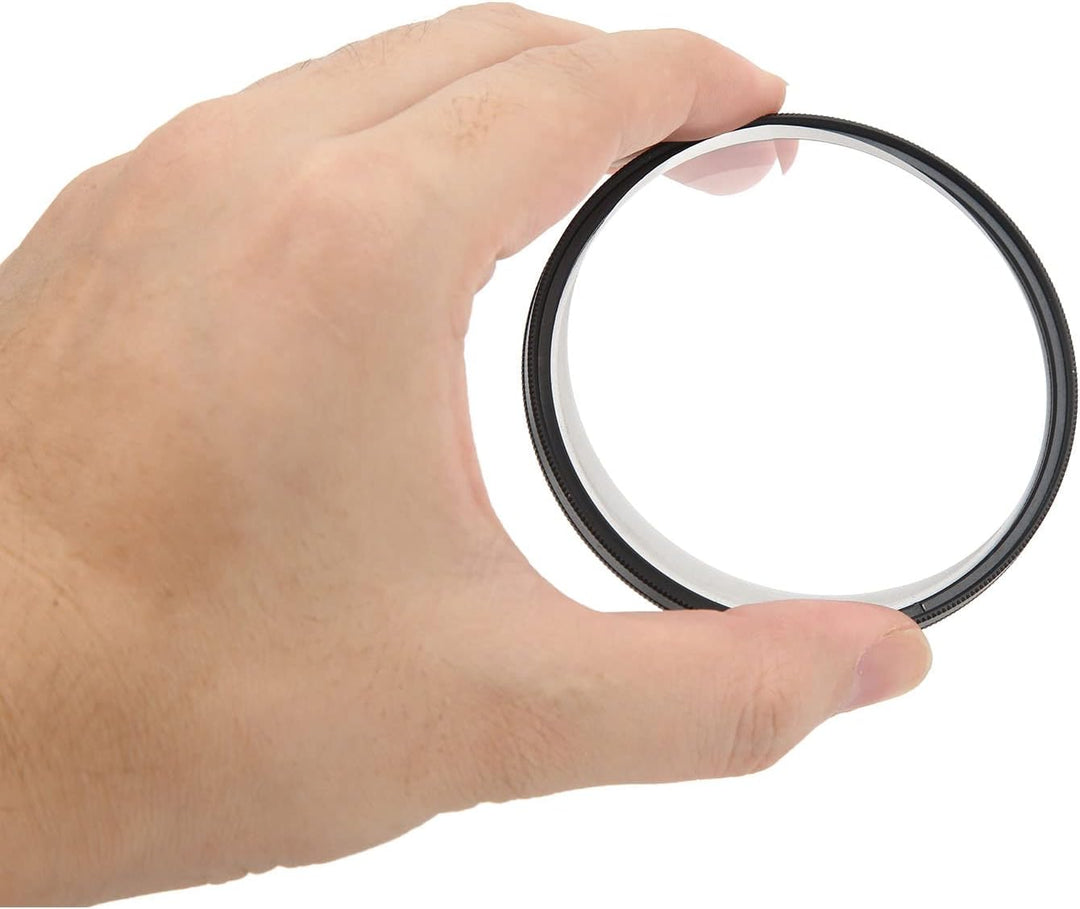 Zunate Doppelseitiger Spezialeffektfilter, 77 mm Fraktal Fotografie Prismenkamerafilter, mit Geister