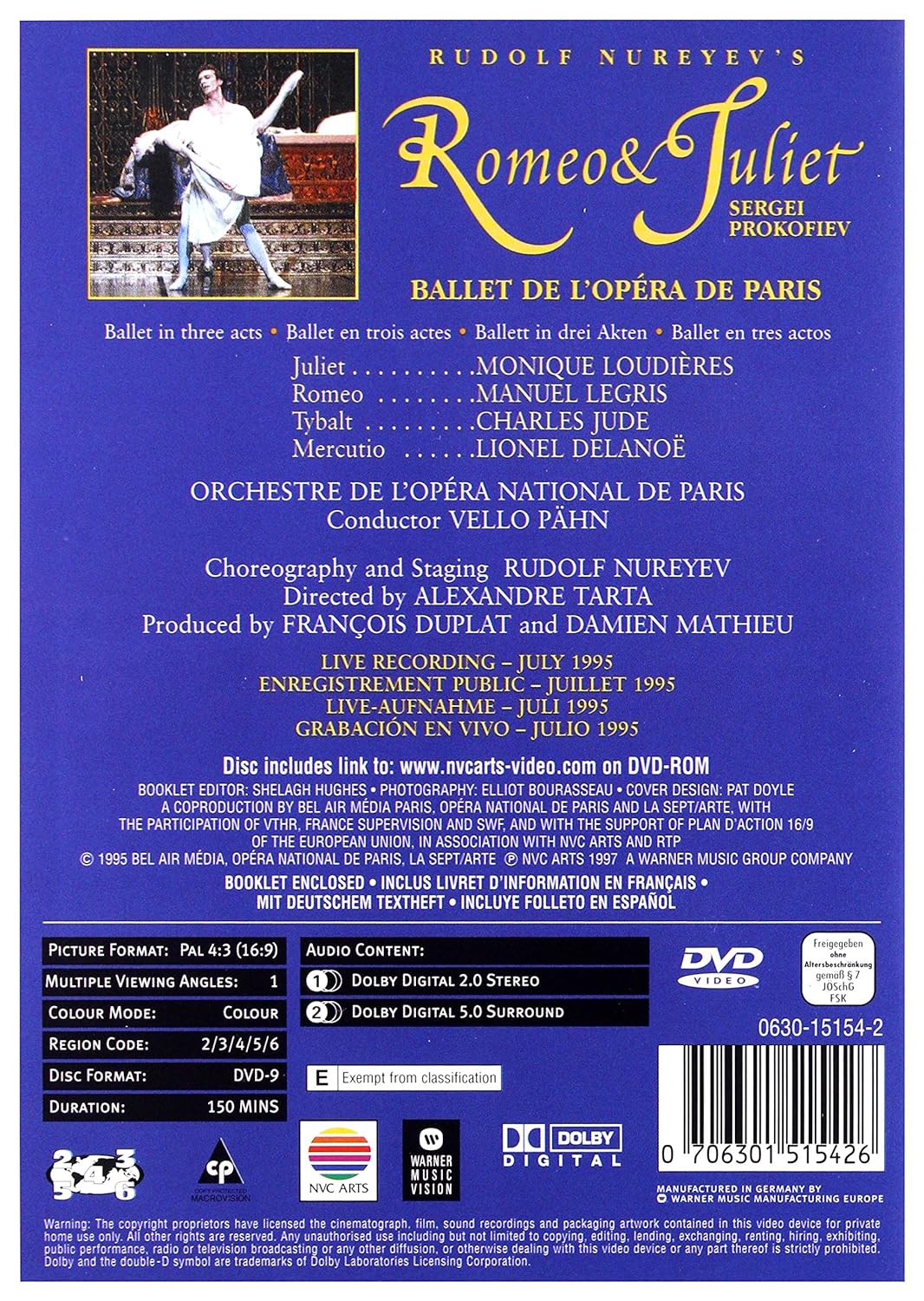 Romeo & Juliet, DVD