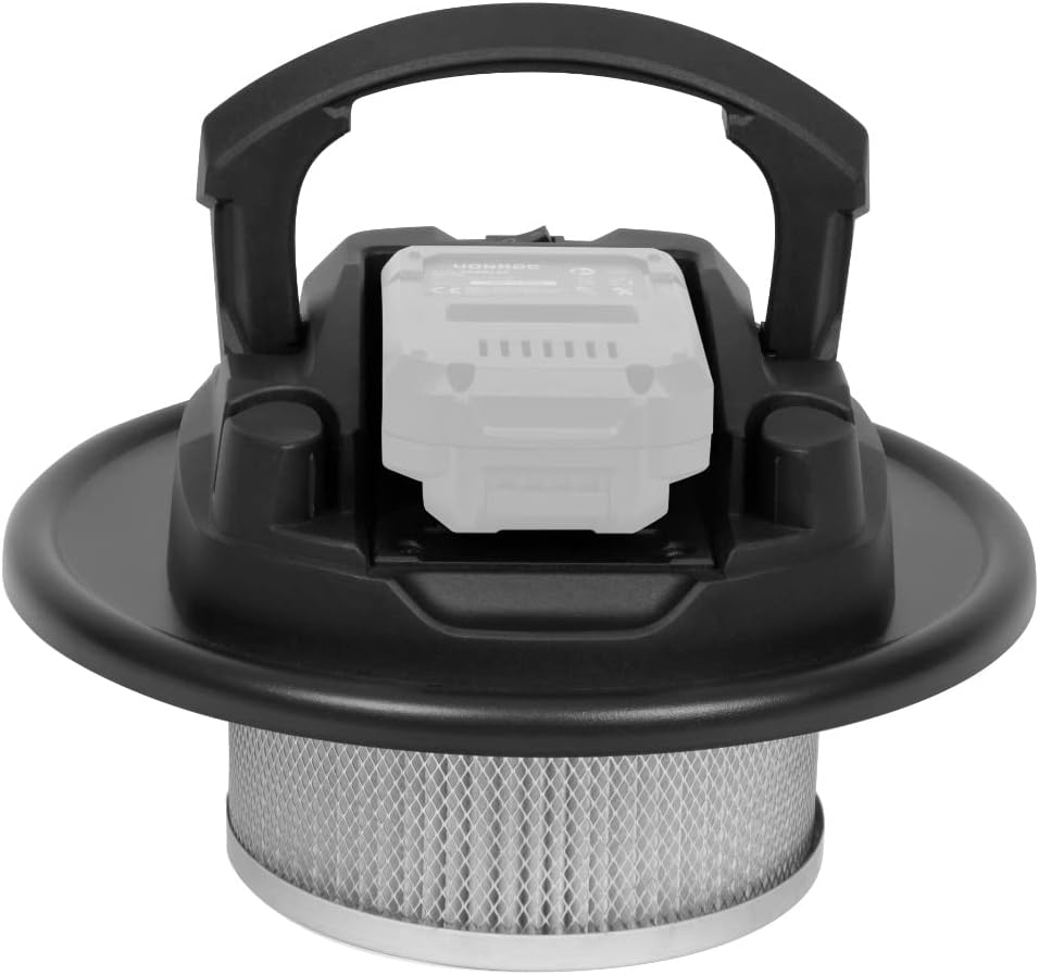 VONROC Akku-Aschesauger VPower 20V - 12L Tank - HEPA Filter - exkl. Akku und Schnellladegerät Ohne A
