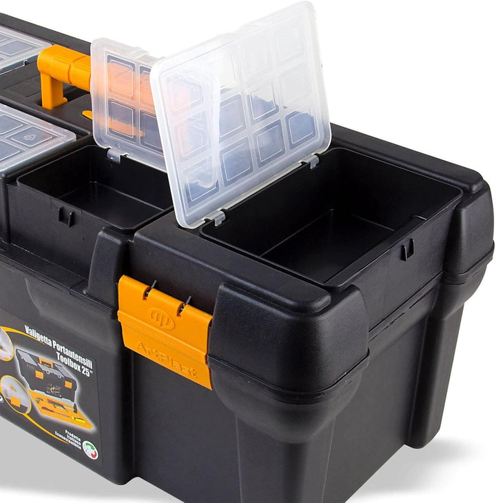 DEMA Werkzeugkoffer ArtPlast-5700 – Werkzeugbox, Werkzeugkoffer, Box – robust, langlebig, handlich –