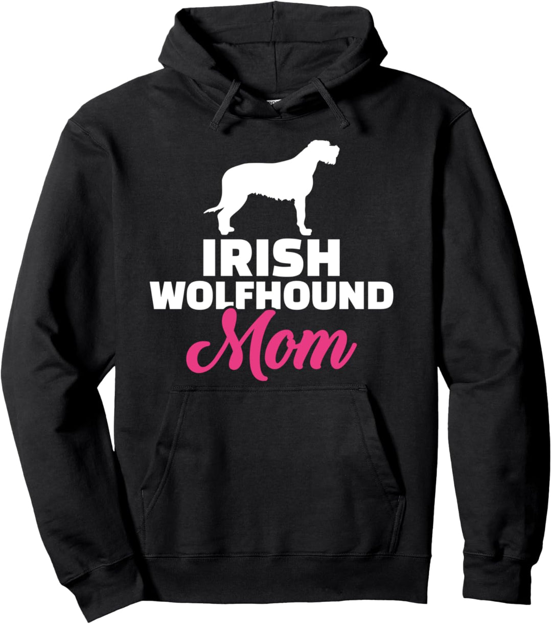 Irischer Wolfshund Mama Pullover Hoodie