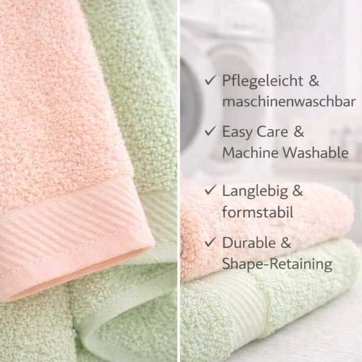 Betz Handtuch 6er Pack Handtücher Set Palermo Grösse 50x100 cm 100% Baumwolle - gut trocknend, leich