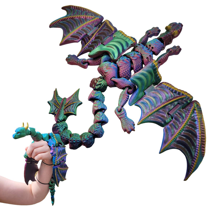 Drachenhandpuppe, Drachenfingerpuppe, Tierpuppe, 3D-Druck Kinder Tierpuppen Handpuppen Niedliche Pup