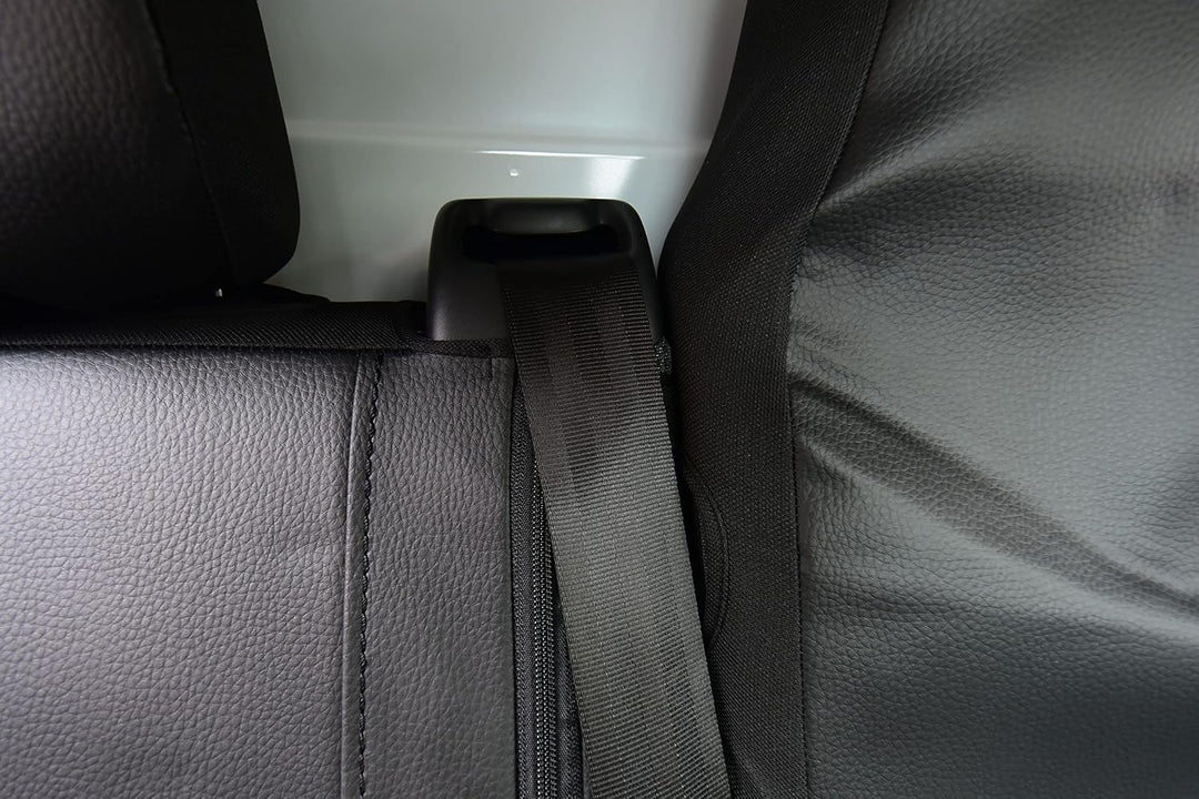 Z4L Passgenaue Kunstleder Sitzbezüge VIP ideal angepasst geeignet für Vivaro C ab 2019 3-Sitzer Fahr