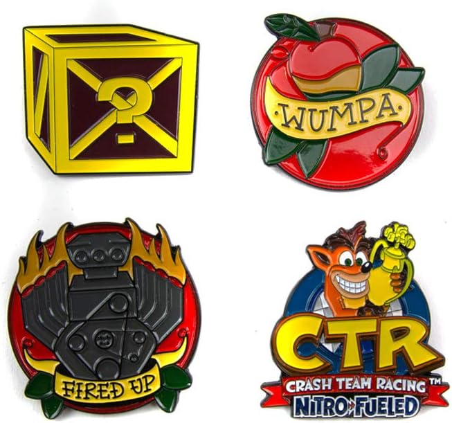 TUBBZ Crash Team Racing Nitro-Fueled Toolbox Pin Set NS1609 multi einheitsgrösse