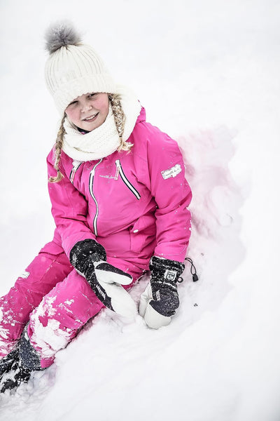 HESTRA Army Leather Heli Ski Jr. Mitt pink 4, pink 4
