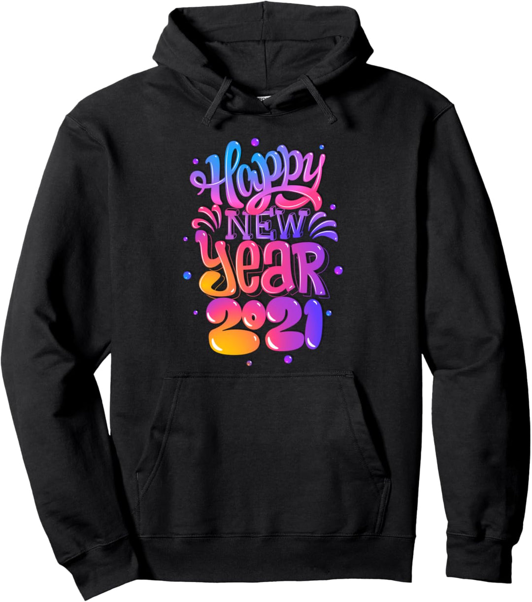Frohes Neues Jahr Shirt 2021 Silvester 2020 Partyzubehör Pullover Hoodie