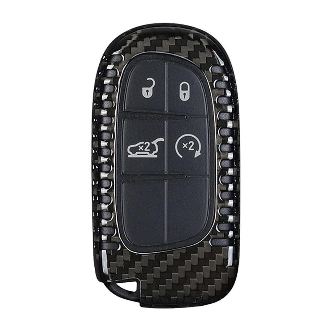 M.JVisun Echte Kohlefaser Abdeckung Fall Für Jeep Grand Cherokee SRT Cherokee Renegade Compass Auto