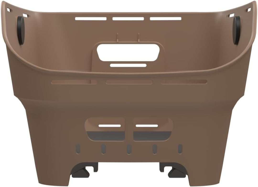 Basil Cento Neo WSL Fahrradkorb Hinten – 21L – aus Recyceltem Kunststoff – Reflektierend – 46.9x23.7