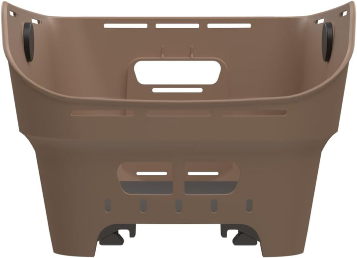 Basil Cento Neo WSL Fahrradkorb Hinten – 21L – aus Recyceltem Kunststoff – Reflektierend – 46.9x23.7