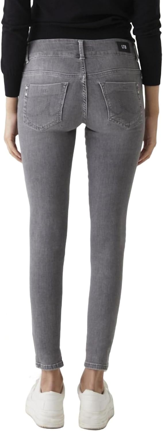 LTB Damen Jeans Molly M Super Slim Fit - Blau - Juana Wash W24-W34 Stretch 24W / 34L Nina Wash 53393