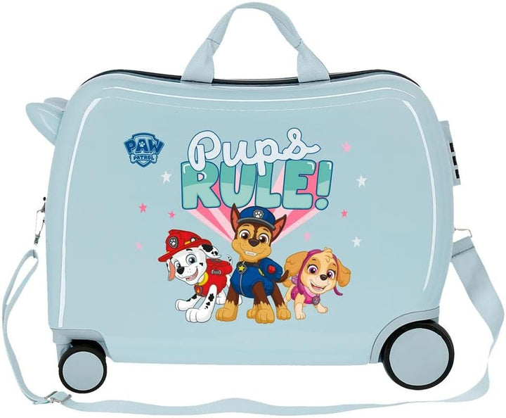 Paw Patrol Paw Patrol Playful Kinderkoffer, Blau, 50 x 38 x 20 cm, starrer ABS-Kombinationsverschlus