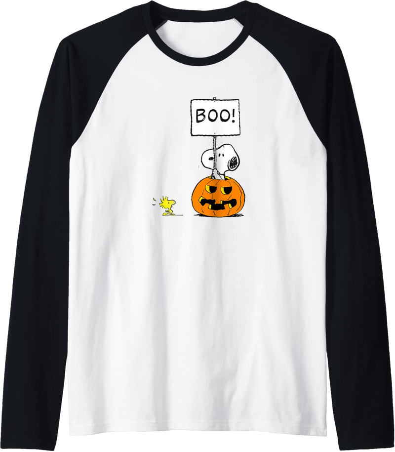 Peanuts Snoopy Boo Halloween Raglan