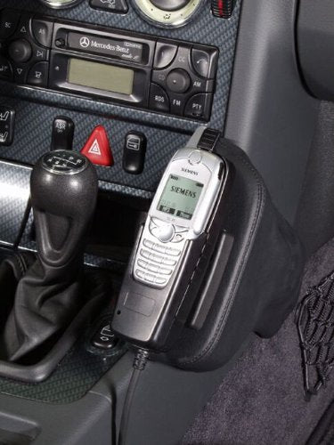 KUDA 091105 Halterung Kunstleder schwarz für Mercedes SLK (R170) ab 1996 bis 02/2004, 091105