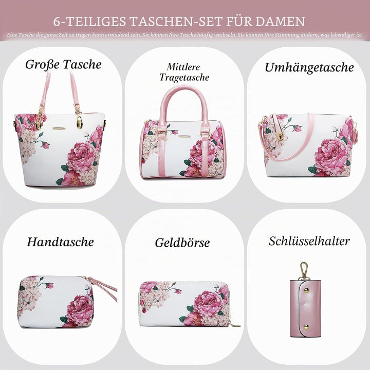 2E-youth - Ol; retro, lässig Damen 1c - Rosa & Weiss, 1c - Rosa & Weiss