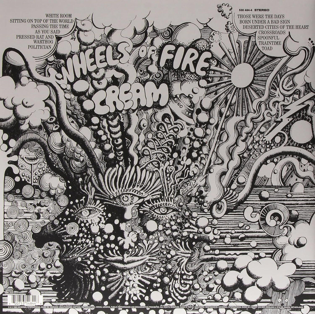 Wheels of Fire (2 Lp) [Vinyl LP], Vinyl