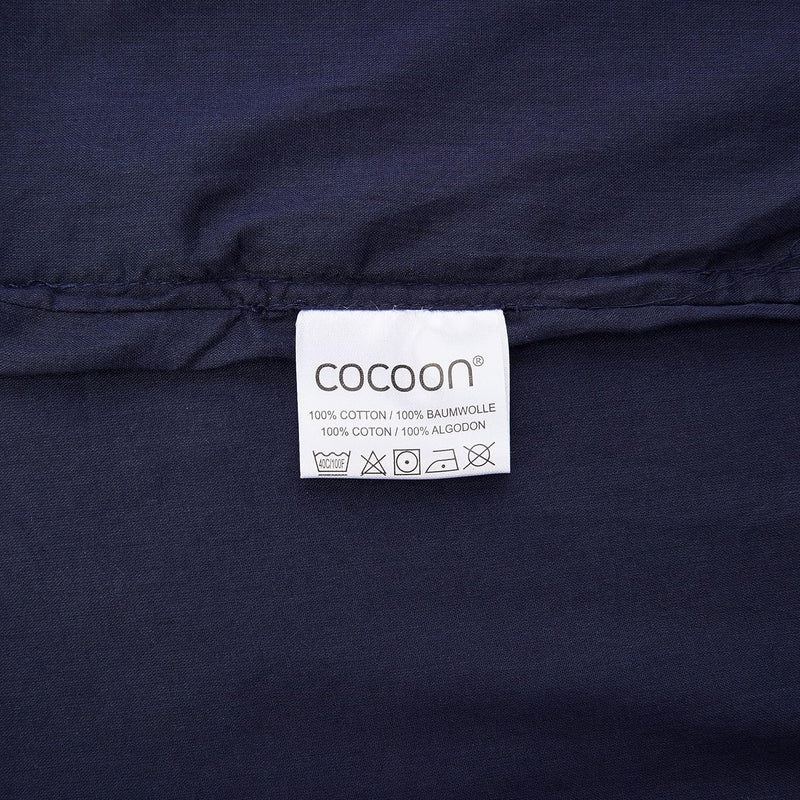 Cocoon Baumwollschlafsack Travel Sheet - Egyptian Cotton Blau (Tuareg) 220 x 90 cm, Blau (Tuareg) 22