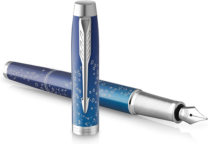 PARKER Roller IM Premium Special Edition Submerge (Blue) M Schwarz Blau, Blau