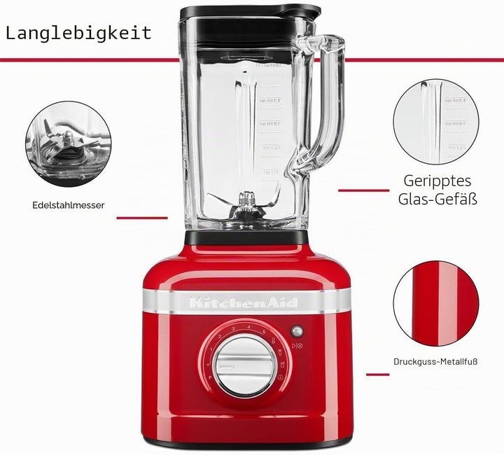 Standmixer Artisan K400 5KSB4026 Liebesapfelrot Standmixer, Liebesapfelrot Standmixer