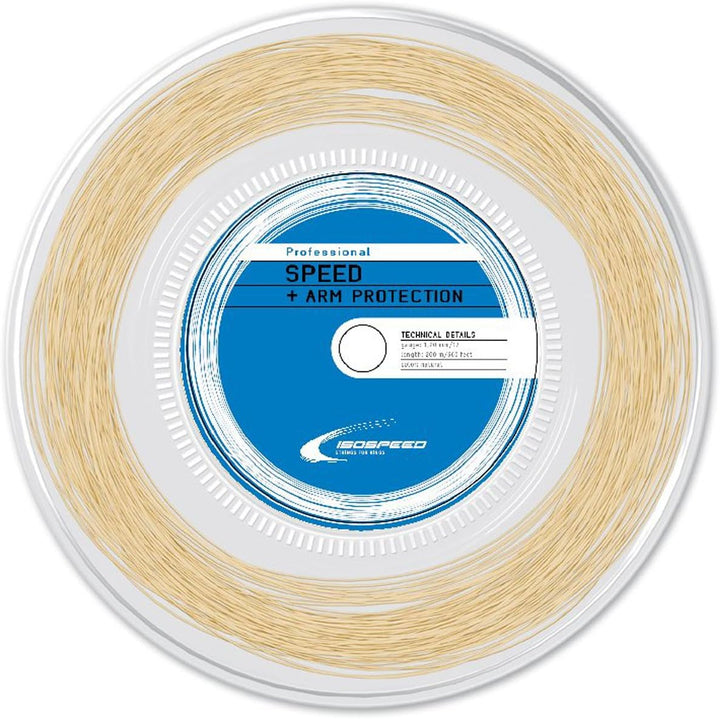 Isospeed Professional 200M Tennis Saitenrolle 200m Multifil Nude 1,20 mm, 1,20 mm