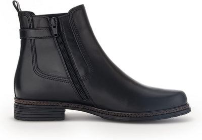 Gabor Damen Chelsea Boots, Frauen Stiefeletten,Wechselfussbett,Best Fitting 38.5 EU Schwarz, 38.5 EU