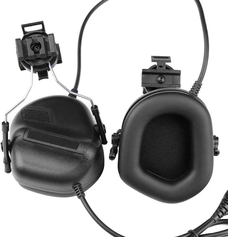 Airsoft-Helm Und Helm-Headset Und Schutzbrillen-Set, Mit Mikrofon Geräuschreduzierung elektronischer