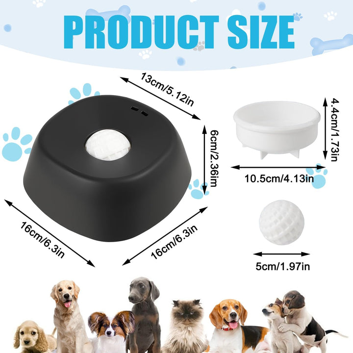 Schleckball Hund, Lick Bowl Für Hunde, Hundelickspielzeug, PP Nassfutter Lick Pad mit Saugnapfbecher