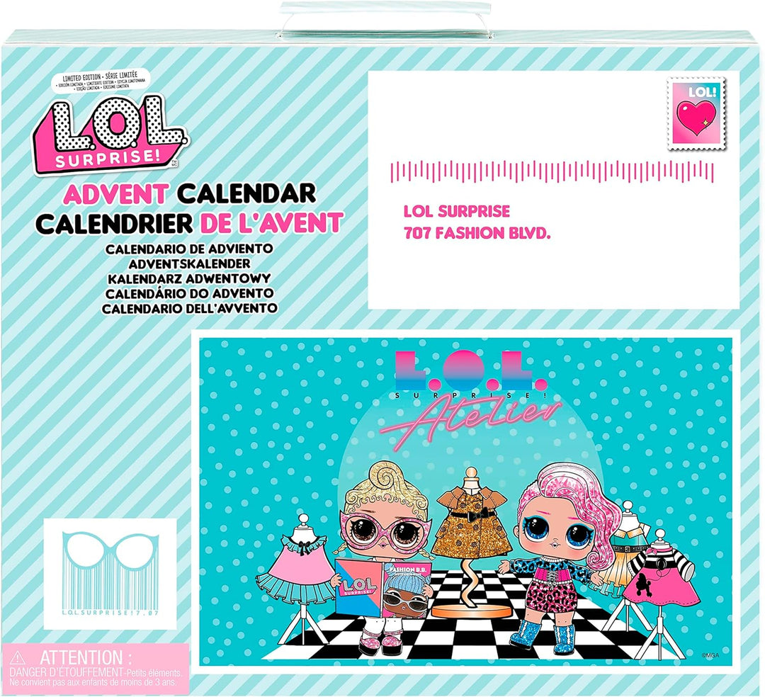 L.O.L. Surprise! Adventskalender - Mit Sammlerpuppe - COSTUME DESIGNER - 25+ Überraschungen - Outfit