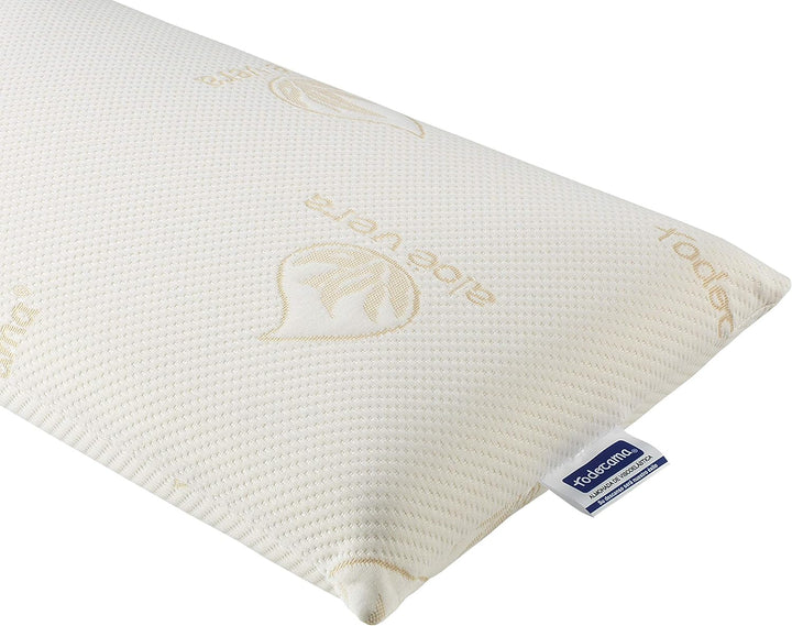 Todocama - Viskoelastisches Kissen, milben- und bakterienhemmend. Kompakter Kern. Doppelter Bezug mi