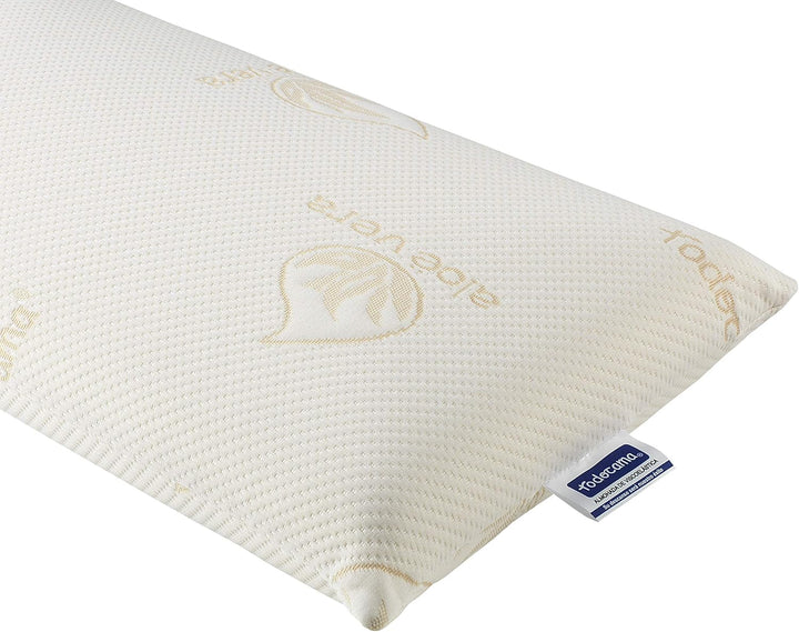 Todocama - Viskoelastisches Kissen, milben- und bakterienhemmend. Kompakter Kern. Doppelter Bezug mi