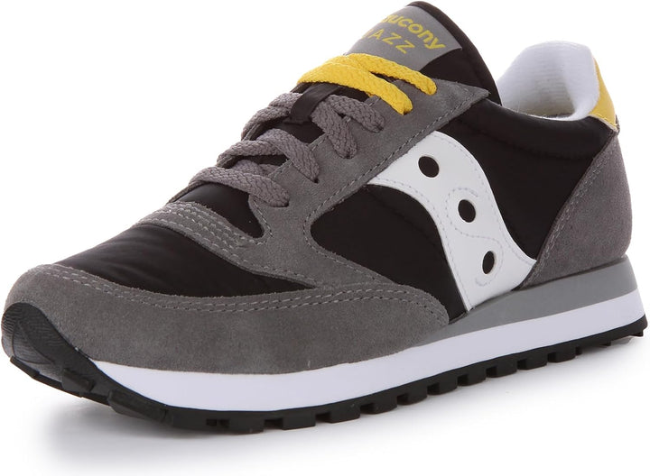 SAUCONY Herren Jazz Original Sneaker 46.5 EU Grauschwarz, 46.5 EU Grauschwarz