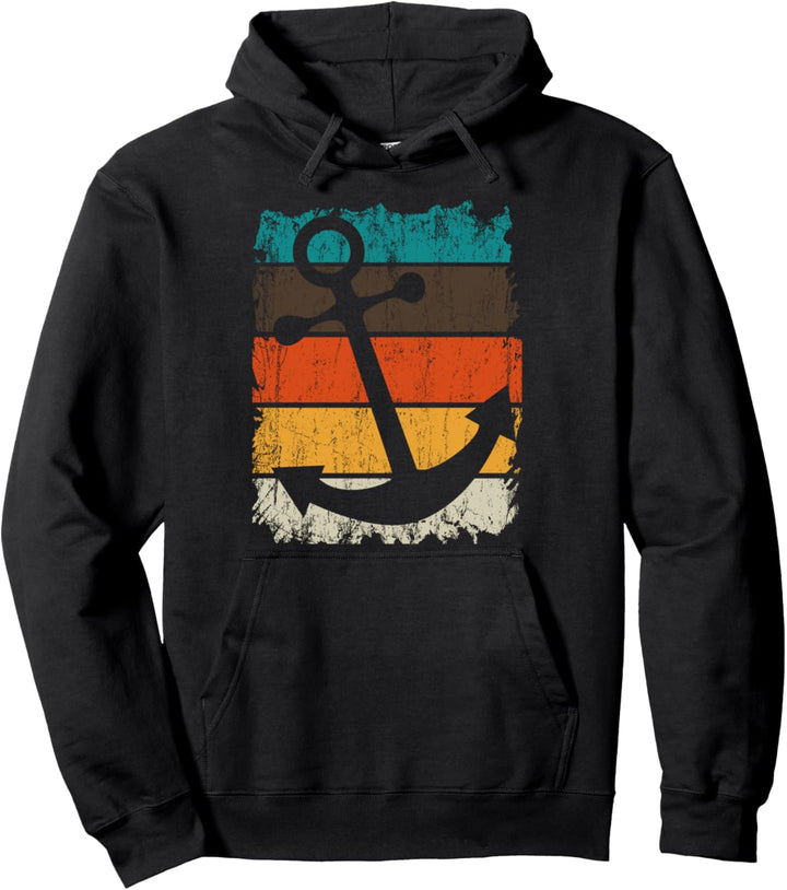 Anker Geschenk Wasser Blau Ostsee Nordsee Pullover Hoodie