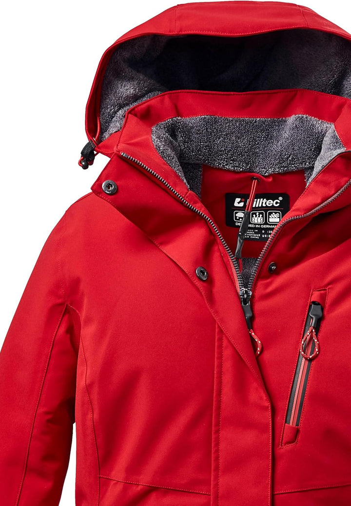 Killtec Damen Outdoorjacke Funktionsjacke mit abzippbarer Kapuze KOW 140 WMN Jckt wasserdicht, Windd