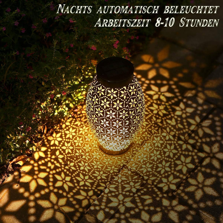 2 Stück Solarleuchten Ersatzteile Top 8,12cm, LED 15LM Solarlampen Ersatz Solarpanel 600 mAh, Solar