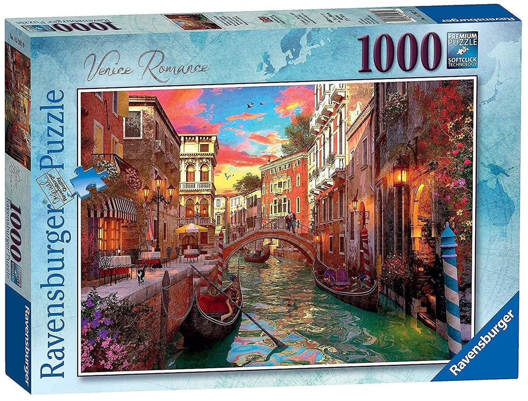 Ravensburger-15262 Romantik in Venedig - Puzzle, 1000 Teile