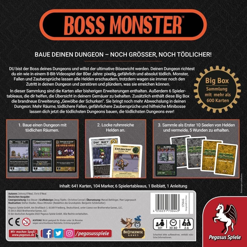 Pegasus Spiele 17564G Boss Monster Big Box