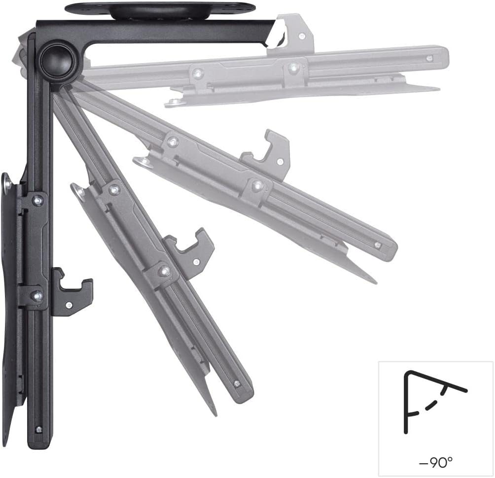 Hama Deckenhalterung für Fernseher 46 Zoll bis 19 Zoll (TV Deckenhalterung bis 20kg, Deckenhalterung