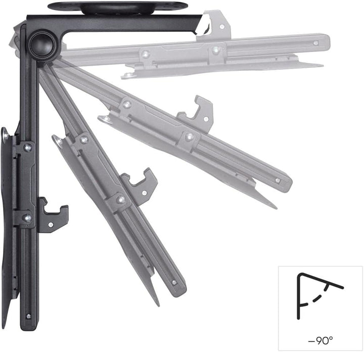 Hama Deckenhalterung für Fernseher 46 Zoll bis 19 Zoll (TV Deckenhalterung bis 20kg, Deckenhalterung