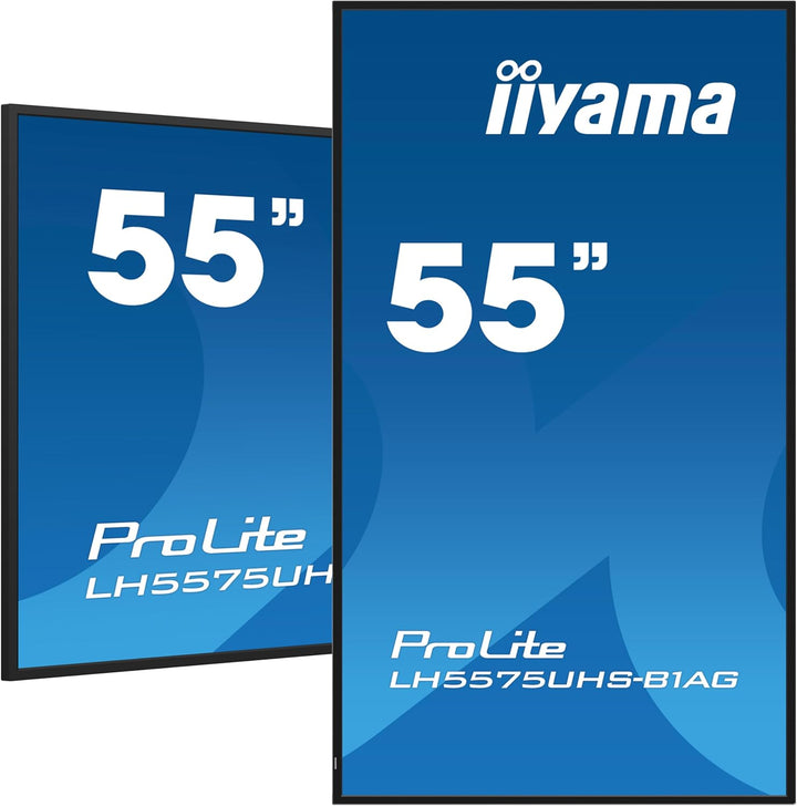 iiyama Prolite LH5575UHS-B1AG 139cm 54,6" Digital Signage Display IPS LED Panel 4K UHD HDMI DP in/Ou