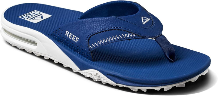 Reef Herren Fanning PregameFlipflop 47 EU Marineblau Weiss, 47 EU Marineblau Weiss