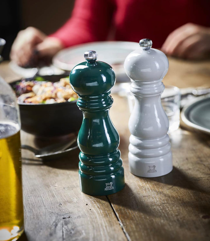 Manuelle Pfeffermühle aus lackiertem Holz, Pazifikblau, 18 cm Pazifikblau Pfeffermühle, Pazifikblau