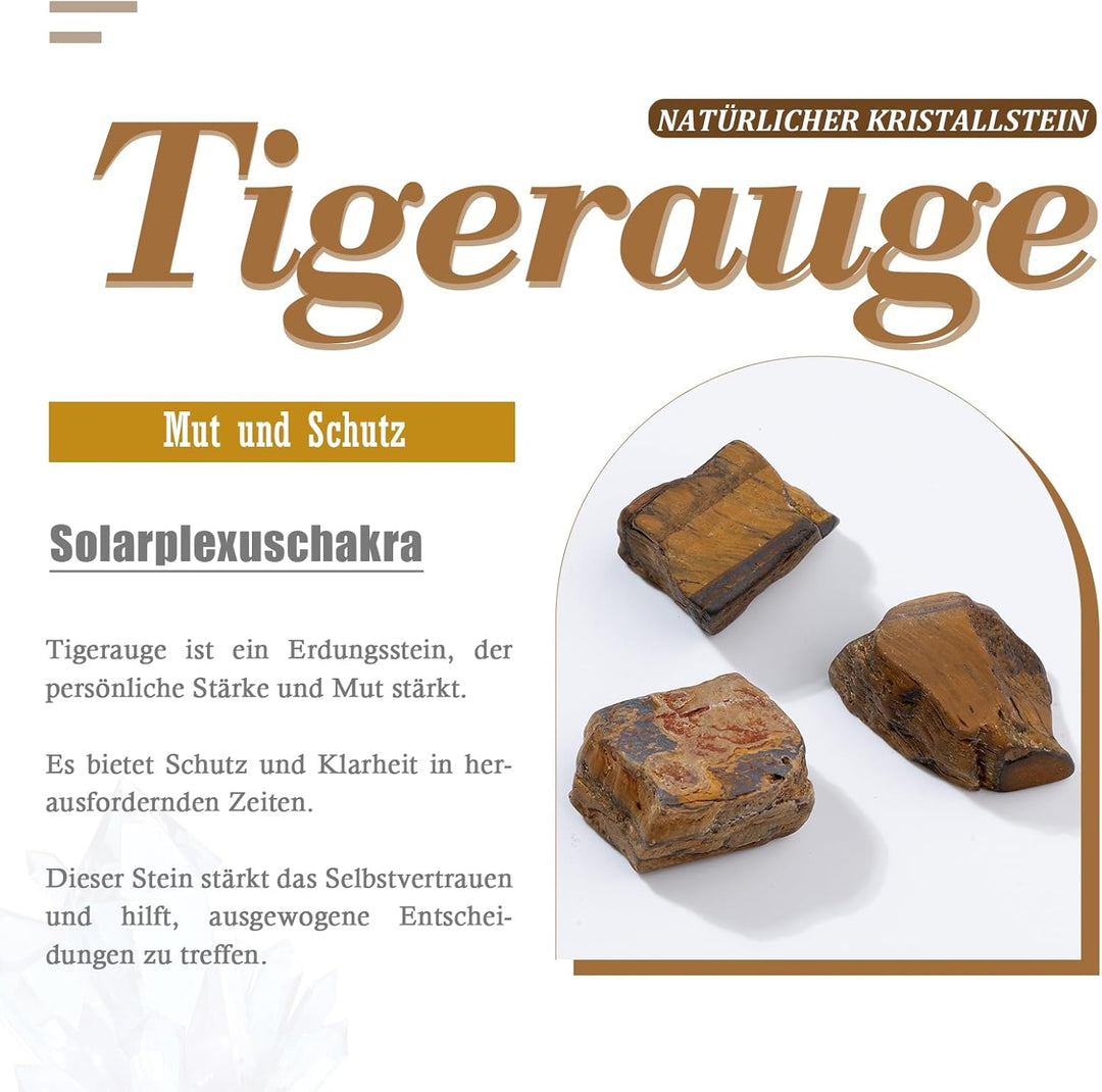 Nupuyai Tigerauge Kristall Pyramide Baum des Lebens Edelstein Pyramide Deko für Yoga Meditation, Zim