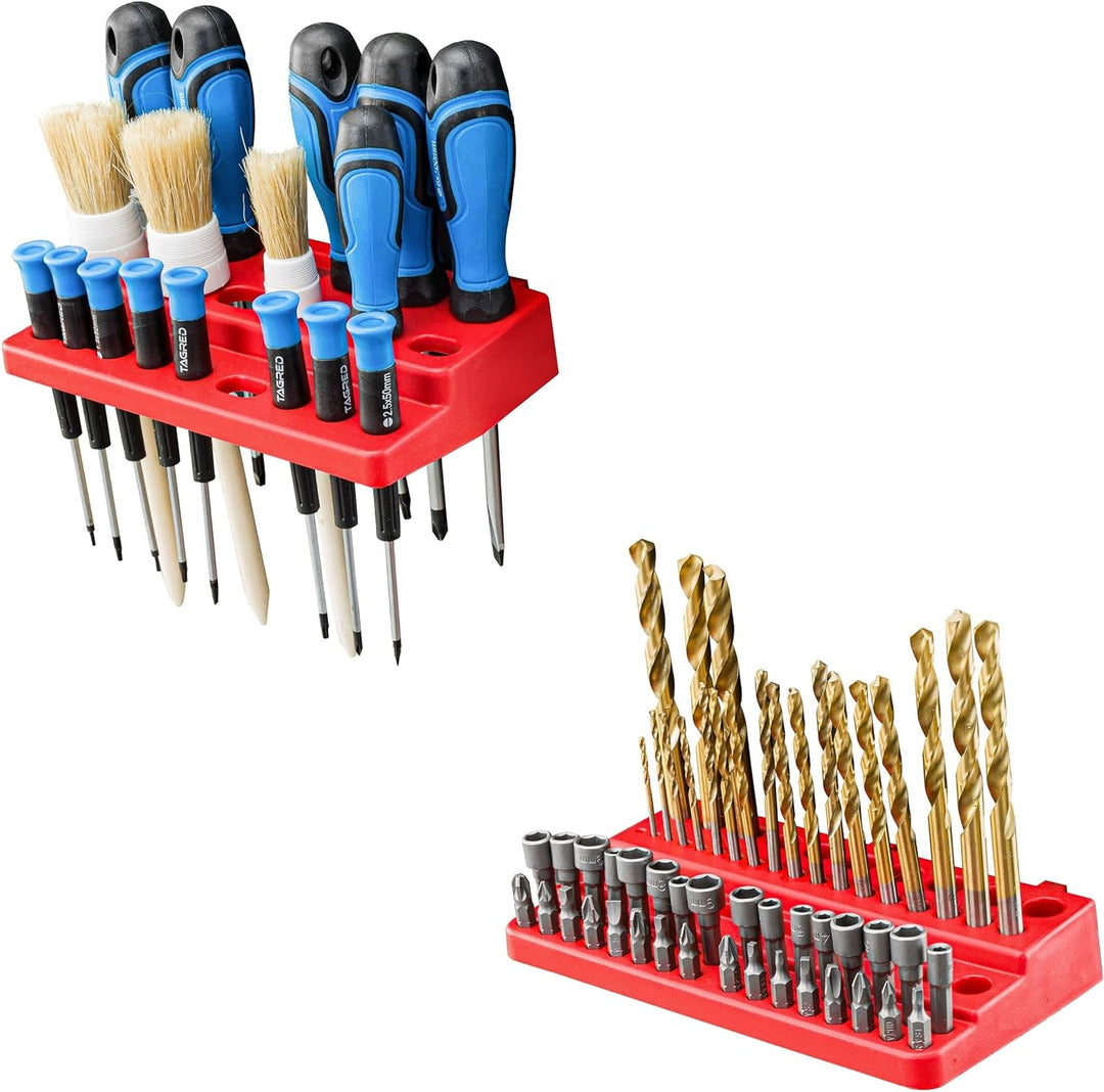 SimpleThing Lagersystem Werkstattregal | 115 x 78 cm | | Wandregal mit Werkzeughalterungen - Wandpla