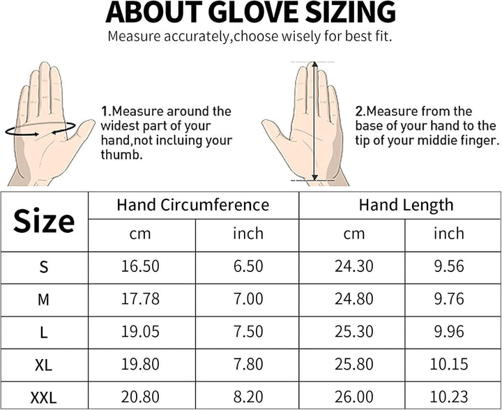 BISON DENIM leder handschuhe damen-Kaschmirverkleidung, Touchscreen und Winterhandschuhe Blau XXL, B