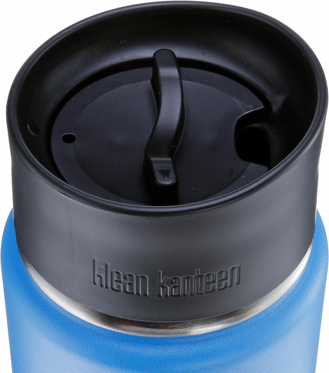 Klean Kanteen Wide Vakuumisoliert mit Cafe Cap 2.0 Trinkflasche L Pacific Sky, L Pacific Sky