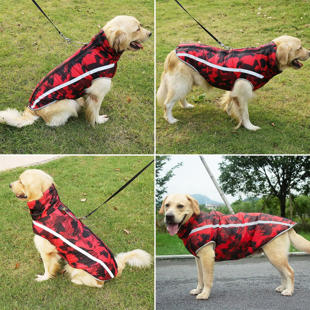 Idepet Haustier Katze Hundemantel, warme Hundepullover Winter klein mittel gross Hundejacken Weste W